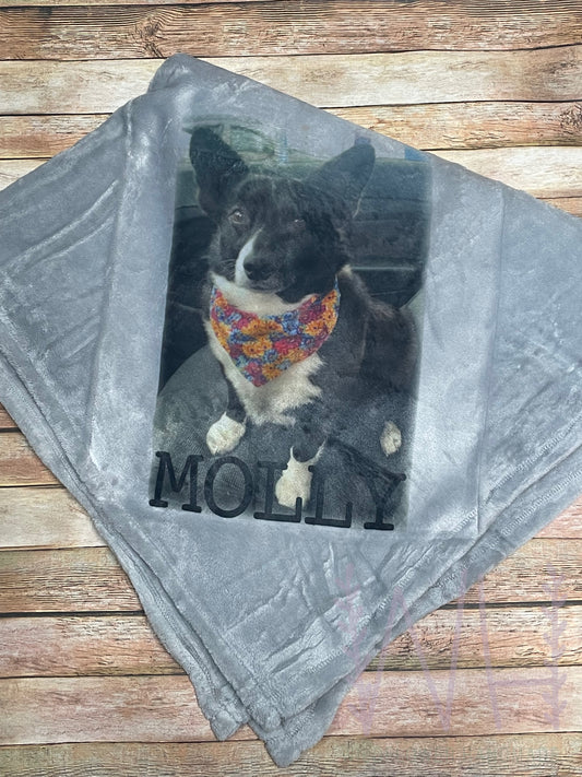 Custom pet blanket