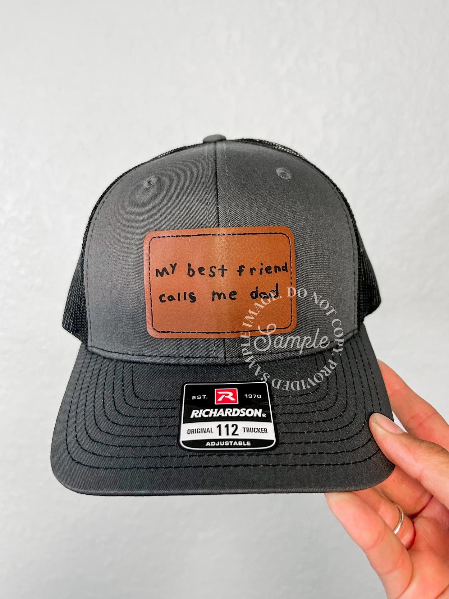 Custom handwriting patch hat