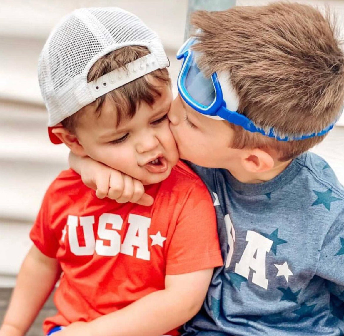 Kids USA star tee