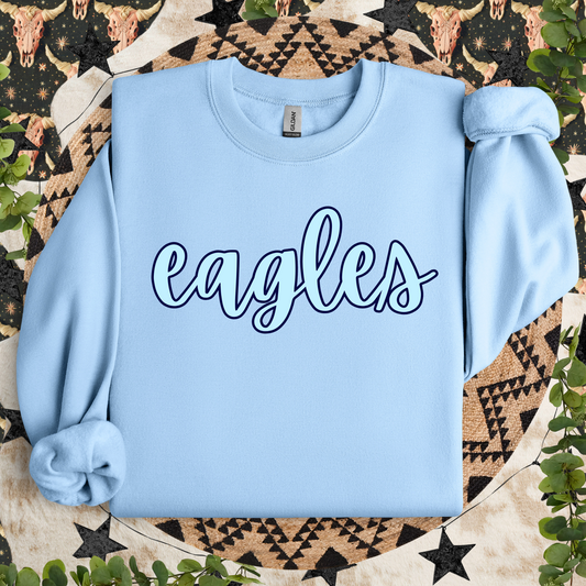 Eagles - Navy Outline