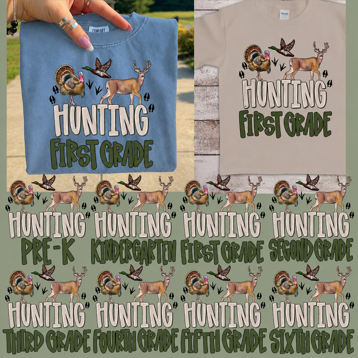 KIDS Hunting School Tee
