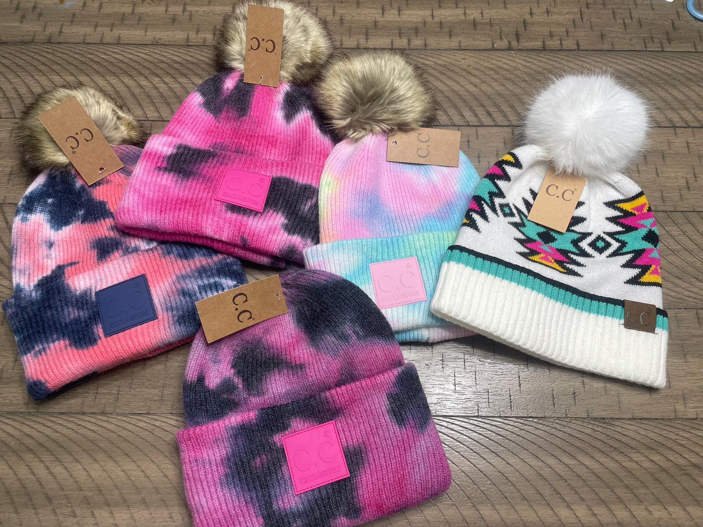 Adult CC Beanie w/custom patch