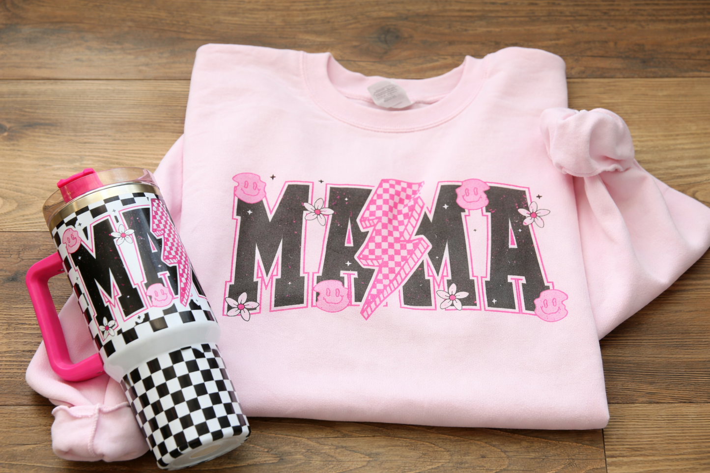 2X - Pink Mama Tumbler & Crewneck Bundle