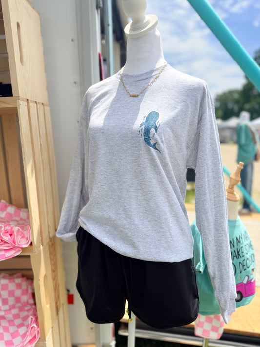 When You Go Through Deep Waters Long Sleeve Tee - RTS