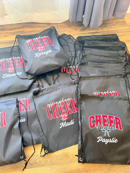 Personalized Effingham Hearts Cheer Bag