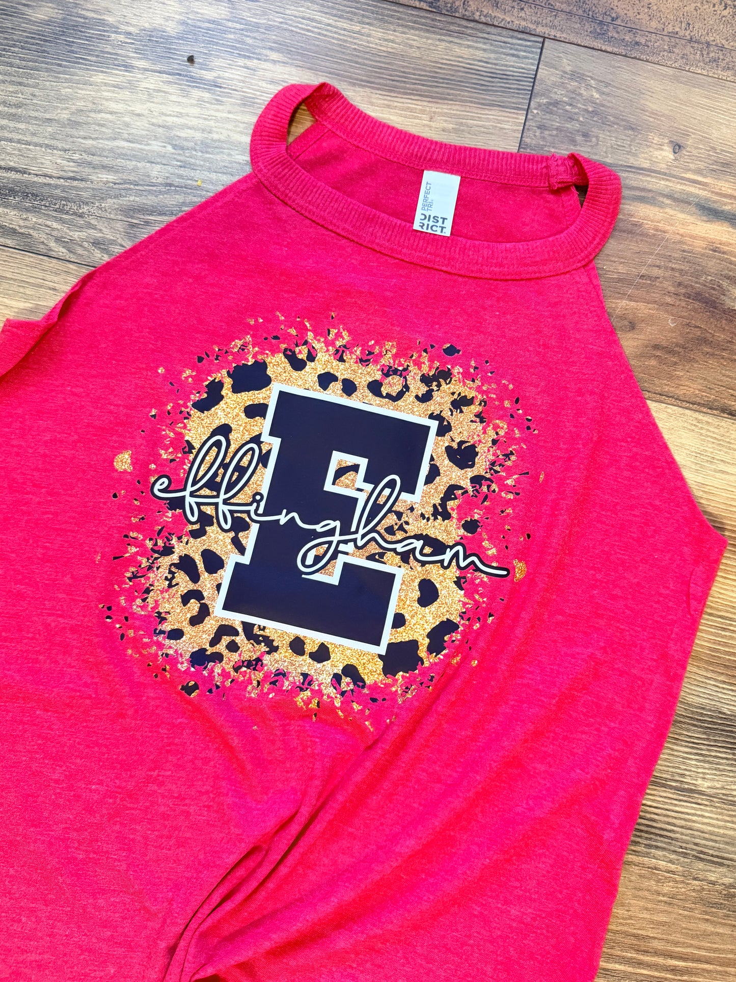 Effingham Initial Leopard Print