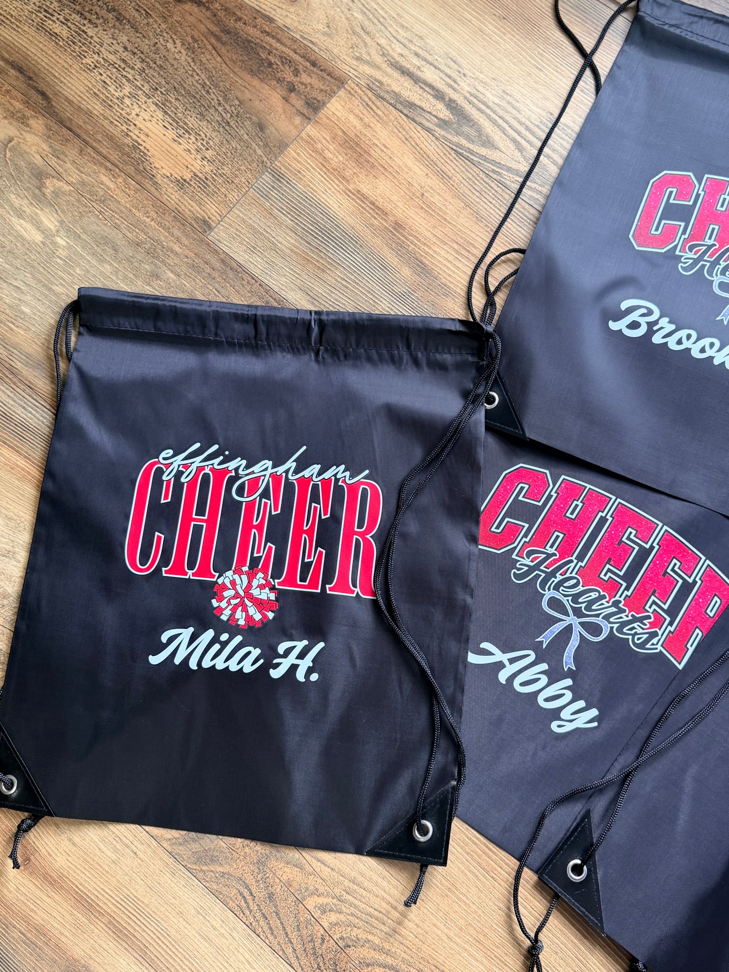 Personalized Effingham Hearts Cheer Bag