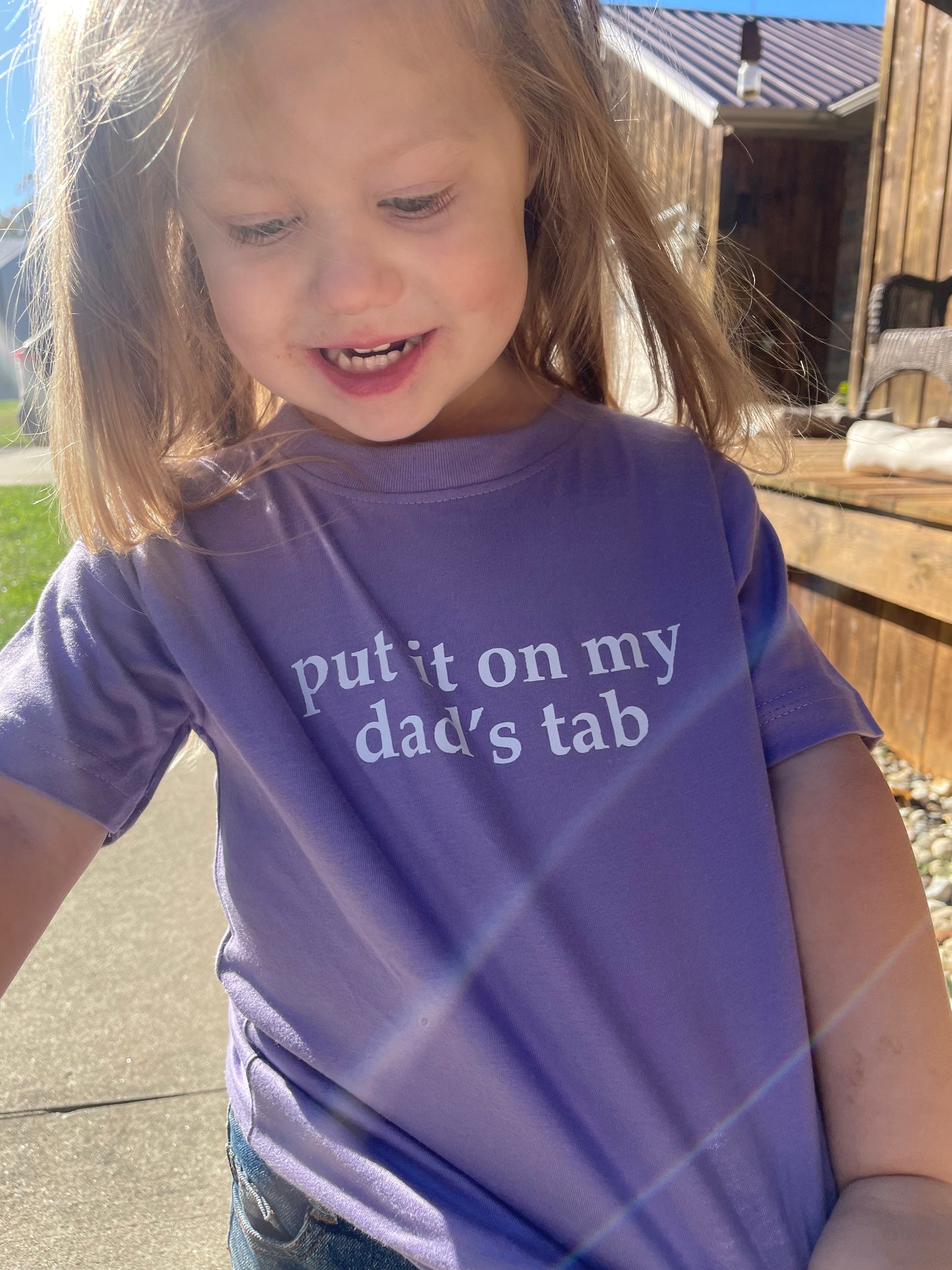 Put it On My Dad's Tab Tee - RTS