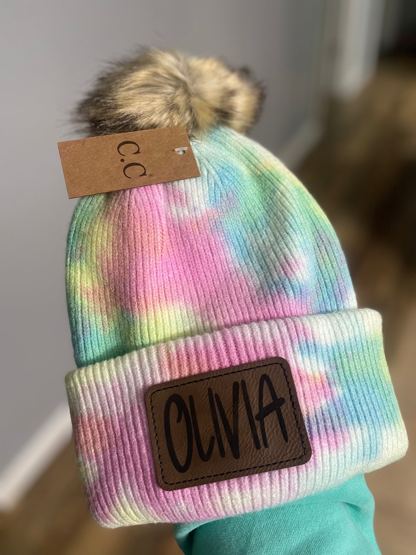 Kids CC Beanie w/custom patch