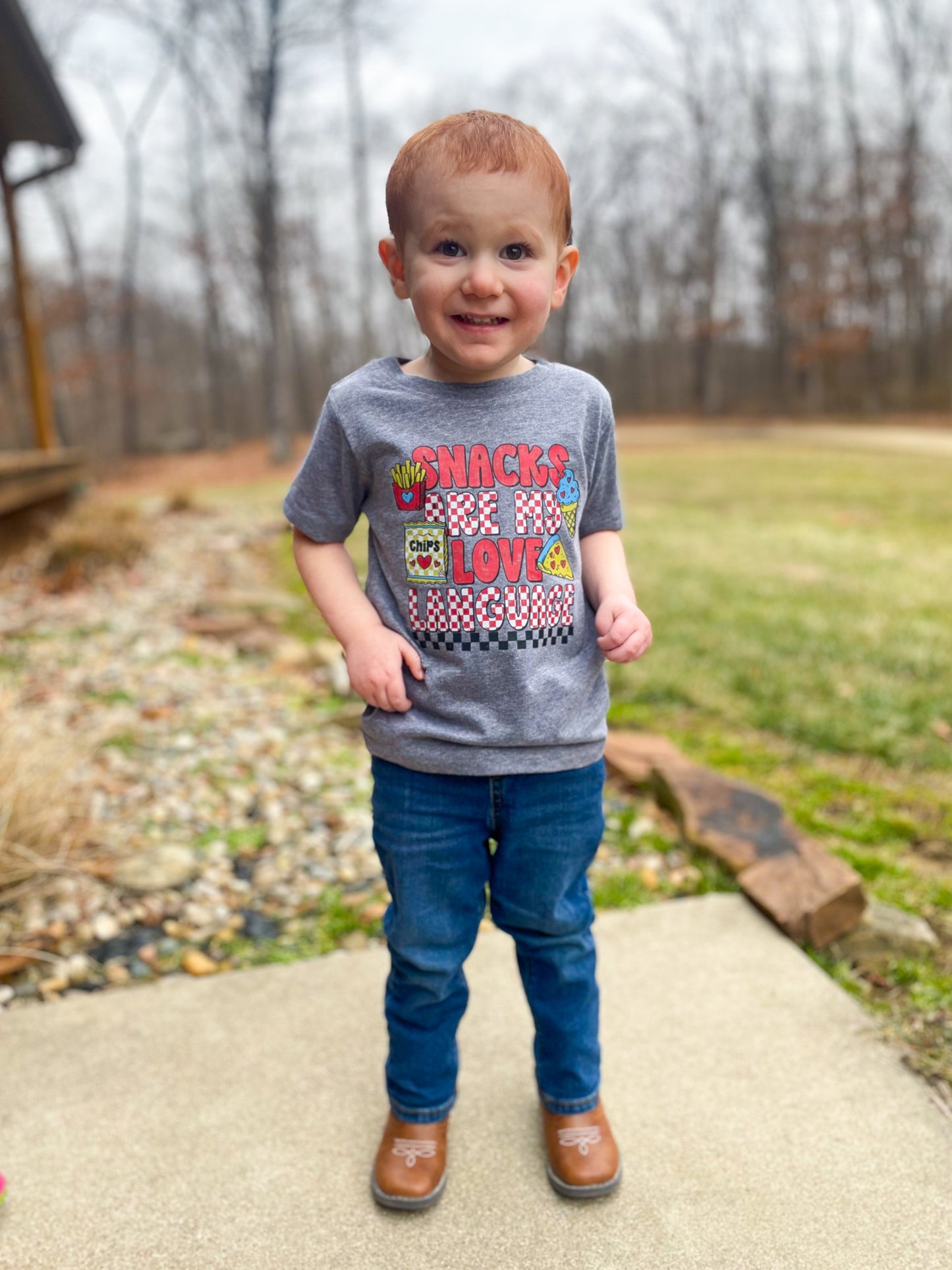 Boys Snacks are my Valentine Shirt