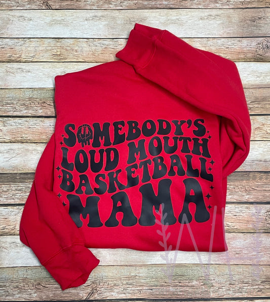 Loud mouth basketball mama