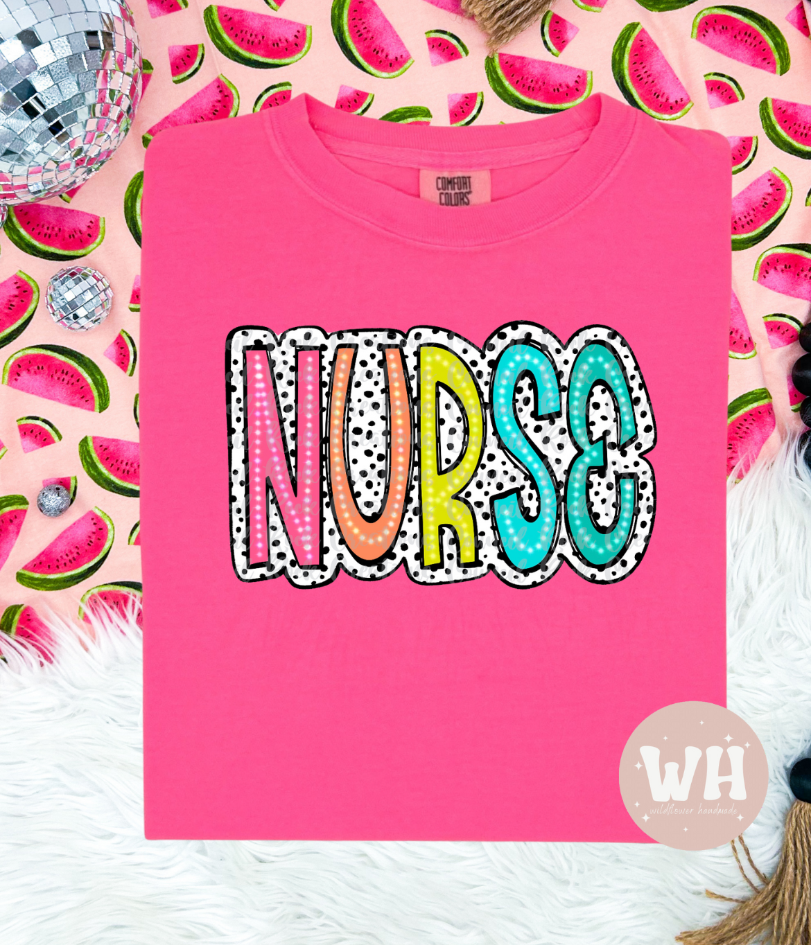 Spotted nurse tee