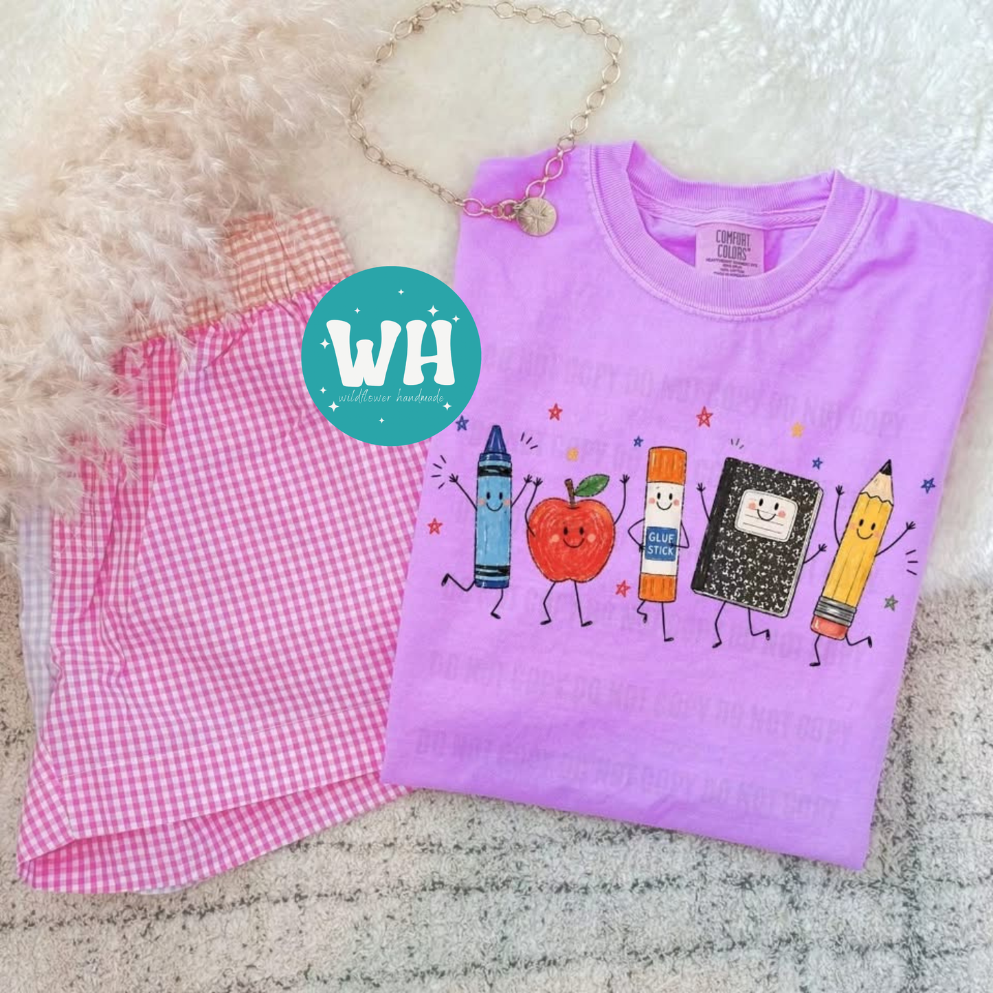 School Supplies Teacher Tee