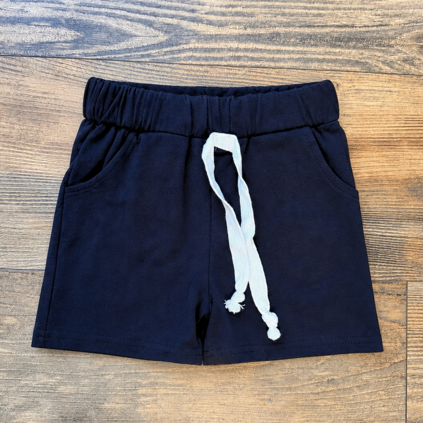 Boys Black Shorts with Pockets
