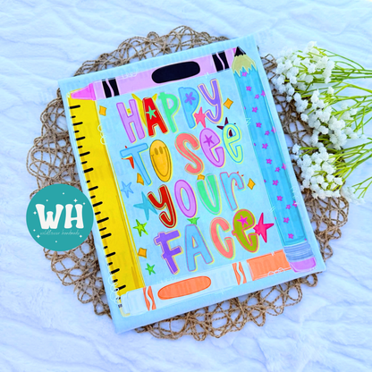Happy to See Your Face Frame Tee