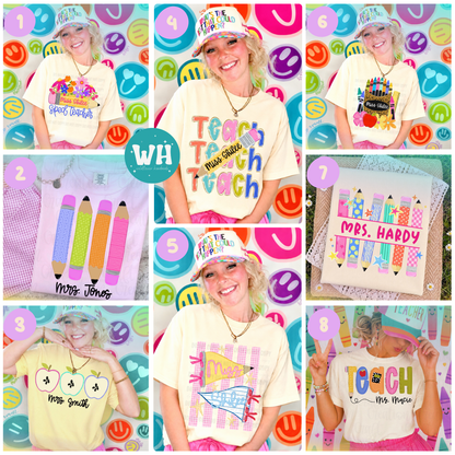 PERSONALIZED Teacher Tee