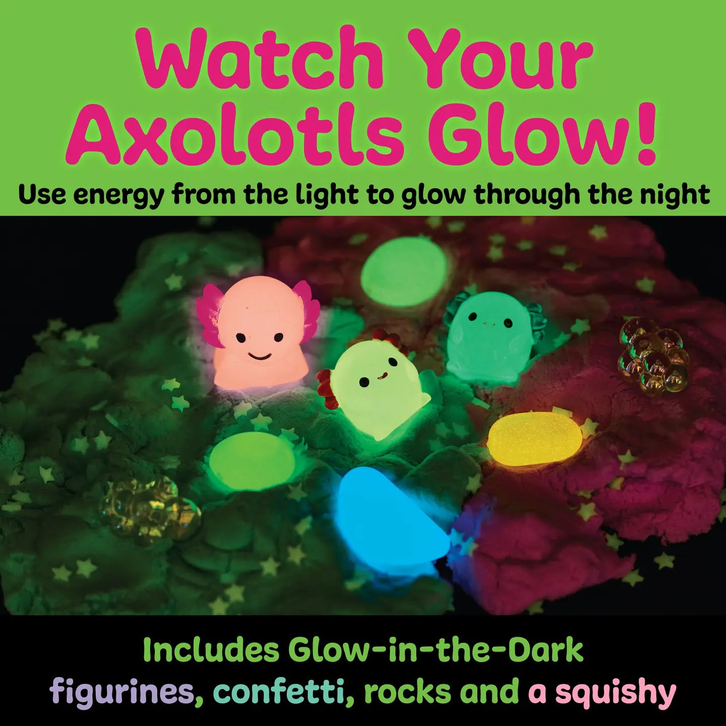 Sensory Pack Axolotl Play Kit For Kids