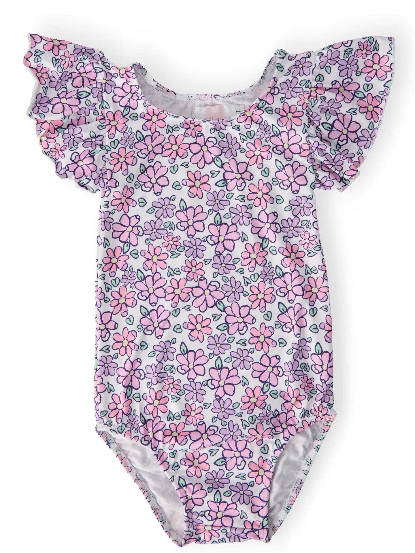 S/S Flutter Sleeve Leotard - Multiple Color Options!