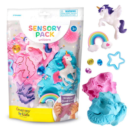 Sensory Pack Unicorn On the Go Sensory Play Set For Kids