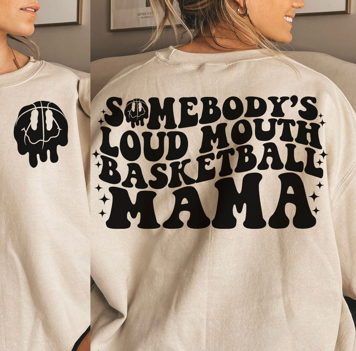 Loud mouth basketball mama