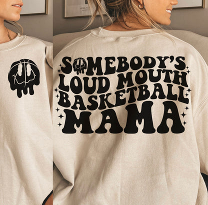 Loud mouth basketball mama