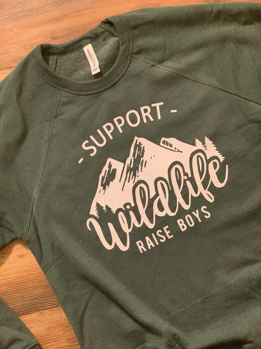 Support wildlife raise boys