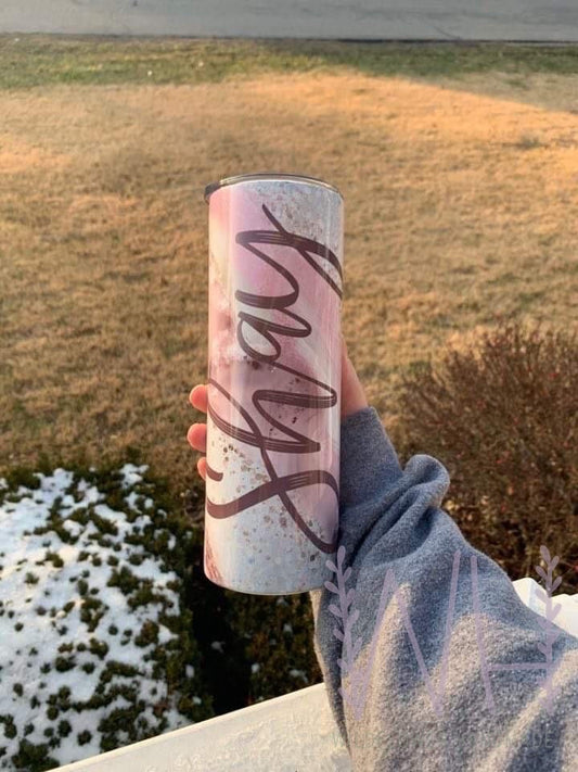 Pink Milky Way Tumbler