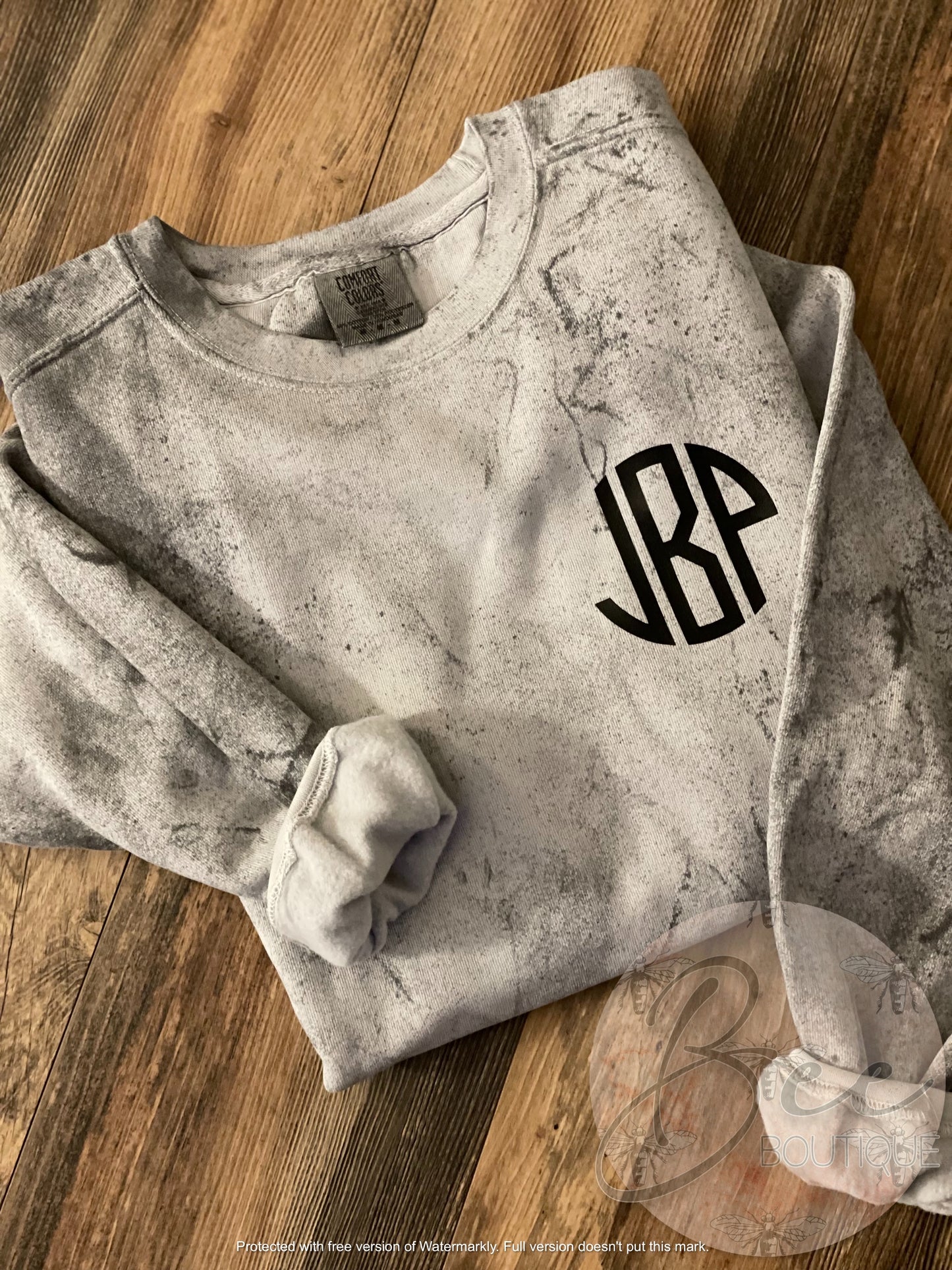 Monogram crew neck